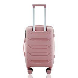 Mala de Bordo 10kg Viagem Expansiva Rígida Polipropileno Cadeado Tsa Rodas Duplas 360° Gladiador P1m - 4