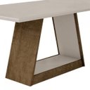 Ver imagem 6 de Conjunto Sala de Jantar Mesa Tampo Vidro 6 Cadeiras Gênova Leifer Móveis