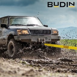 Cinta de Reboque e Arraste Tubular Budin - 14 Toneladas X 15 Metros para Rebocar Carro, Caminhão, Tr - 3