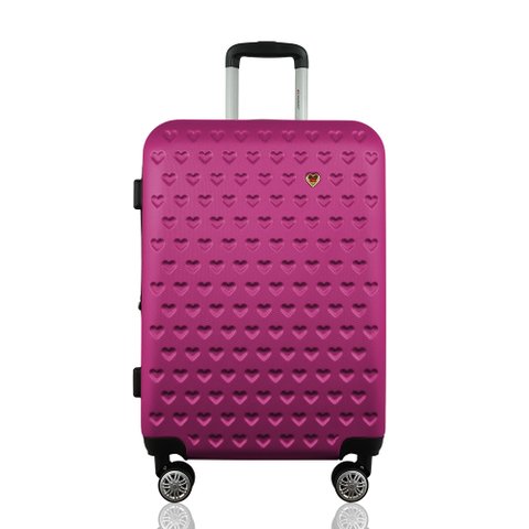 Mala de Viagem Média 23kg Despachada Expansiva Rígida Rodas Duplas 360º Cadeado Tsa Gladiador C1m: V