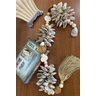 Colar de Mesa Conchas Detalhe em Madeira e Tassel Decorativo - 3