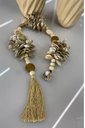 Ver imagem 2 de Colar de Mesa Conchas Detalhe em Madeira e Tassel Decorativo