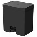 Ver imagem 1 de Lixeira Com Pedal 20 Litros - Preto