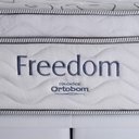 Ver imagem 2 de Colchão Solteiro Ortobom Freedom Mola Superpocket Branco com Detalhe Cinza 78x188x32
