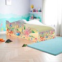 Ver imagem 1 de Cama Solteiro Infantil com Colchão Fundo do Mar Feliz MDF Branco Casah