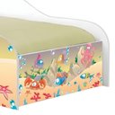Ver imagem 4 de Cama Solteiro Infantil com Colchão Fundo do Mar Feliz MDF Branco Casah