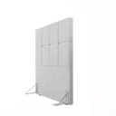 Ver imagem 6 de Cabeceira Solteiro 90cm Boucle Estofada Design Moderno para Quarto Linea
