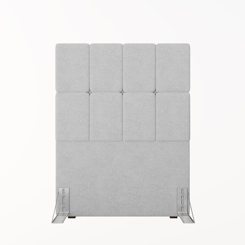 Cabeceira Solteiro 90cm Boucle Estofada Design Moderno para Quarto Linea