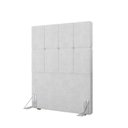 Ver imagem 7 de Cabeceira Solteiro 90cm Boucle Estofada Design Moderno para Quarto Linea