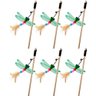 Brinquedos para Gato 6 Unidades Vara Varinha Inseto Guizo - 1