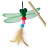 Brinquedos para Gato 6 Unidades Vara Varinha Inseto Guizo - 2