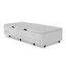 Base Para Cama Box Solteiro 3 Em 1 Com Baú E Cama Auxiliar Branca - 3