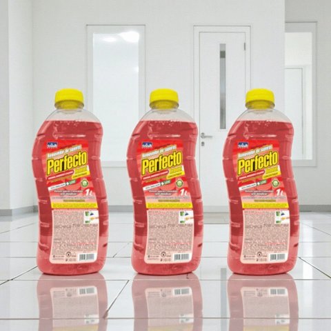 Kit c/ 03 Limpa Pisos Azulejos Removedor de Sujeira Limpeza Pesada e Pós-Obra Perfecto Removex 1L - 
