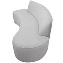 Ver imagem 6 de Sofá Orgânico 3 Lugares 210cm Mônaco Bouclé Cinza Claro - Nexta Casa