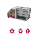Ver imagem 3 de Amassadeira Masseira Compacta Profissional Semirrápida 3kg Cuba Inox Ali-03 G2 - Braesi 127v