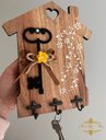 Ver imagem 3 de Porta-chaves de Parede Casinha Madeira Mdf