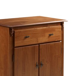 Balcão Buffet Rústico com 2 Portas e 1 Gavetas Pés Luis Xv 60629 Linz Móveis - Imbuia Glazer - 2