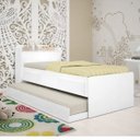 Ver imagem 5 de Quarto de Solteiro Completo com Bicama, Guarda-Roupa e Escrivaninha Espresso Móveis