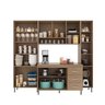 Cozinha Modulada Compacta Fidelitá Paris 4 Peças 225cm 11 Portas 3 Gavetas com Tampo - 2
