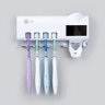 Suporte Dipenser com Esterilizador Uv Porta Escova e Pasta de Dentes - 7