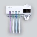 Ver imagem 7 de Suporte Dipenser com Esterilizador Uv Porta Escova e Pasta de Dentes