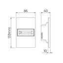 Ver imagem 2 de Dimmer Stella S.Touch 0-10V 4x2 Preto Bivolt Preto