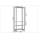Ver imagem 3 de Módulo para Closet 1 Cabideiro 3 Prateleiras Yes