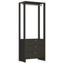 Ver imagem 2 de Módulo para Closet 1 Cabideiro 3 Gavetas Yes