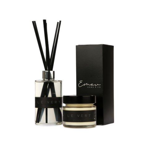 Kit Difusor de Ambiente + Vela Aromática Bamboo 250ml