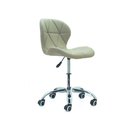 Ver imagem 2 de Cadeira Giratória Secretária para Escritório em Couro Sintético