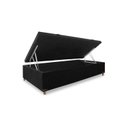 Ver imagem 2 de Base Baú Solteiro Suede Smart 88x188x35cm Preto