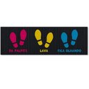 Ver imagem 1 de Tapete de Cozinha 1,25x0,40cm da Palpite, Olha e Lava Beek