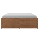 Ver imagem 7 de Cama Casal 4 Gavetas Madeira Maciça Beauty Marrom/Amêndoa
