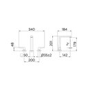 Ver imagem 2 de Misturador para Lavatório de Mesa Cobre Polido - Docol