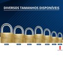 Ver imagem 7 de Cadeado Pequeno 20mm Haste Curta Latão Maciço Dourado com Chave | Papaiz