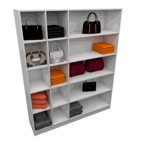 ARMÁRIO COLMEIA COMÉRCIO M105.2021.B (CLOSET, LOJA, ORGANIZA) MUNDI MOVEIS