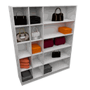 Ver imagem 1 de ARMÁRIO COLMEIA COMÉRCIO M105.2021.B (CLOSET, LOJA, ORGANIZA) MUNDI MOVEIS