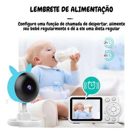 Câmera de Monitor de Bebê Baby Call Voz Eletrônica S/fio - 2