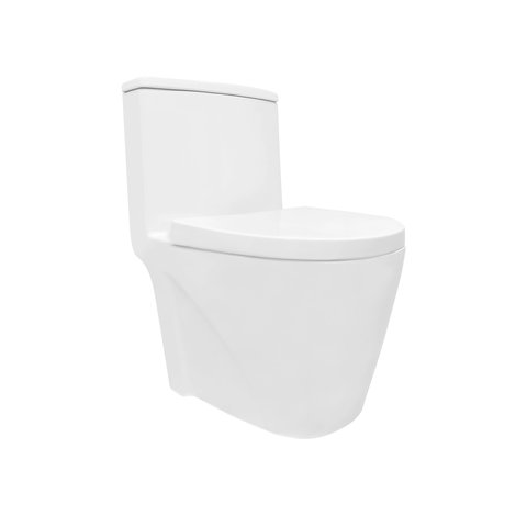 Vaso Sanitário Monobloco Completo - Caixa Acoplada Privada VAB0026 Tubrax