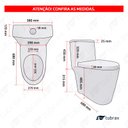 Ver imagem 5 de Vaso Sanitário Monobloco Completo - Caixa Acoplada Privada VAB0026 Tubrax