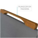 Ver imagem 3 de Conjunto Sala de Jantar Munique 6 Cadeiras Bege Areia