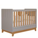 Ver imagem 5 de Jogo de Quarto Infantil Biscoito Cômoda 6 Gavetas e Berço Fendi/nature - Permóbili Baby