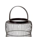 Ver imagem 4 de Lanterna Decorativa Em Metal Preto 23X22 Cm - D’Rossi