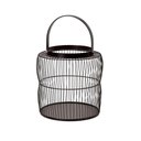 Ver imagem 1 de Lanterna Decorativa Em Metal Preto 23X22 Cm - D’Rossi