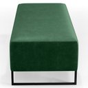 Ver imagem 6 de Puff Decorativo Sala de Estar Bali W01 Base Ferro 120x50 cm Facto Verde Musgo - Lyam Decor