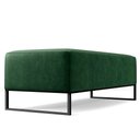Ver imagem 1 de Puff Decorativo Sala de Estar Bali W01 Base Ferro 120x50 cm Facto Verde Musgo - Lyam Decor