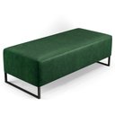 Ver imagem 7 de Puff Decorativo Sala de Estar Bali W01 Base Ferro 120x50 cm Facto Verde Musgo - Lyam Decor