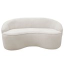 Ver imagem 5 de Sofá Curvo Montserrat 230cm 04 Lugares Bouclé Off White - Nexta Casa
