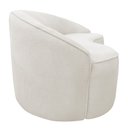 Ver imagem 4 de Sofá Curvo Montserrat 230cm 04 Lugares Bouclé Off White - Nexta Casa