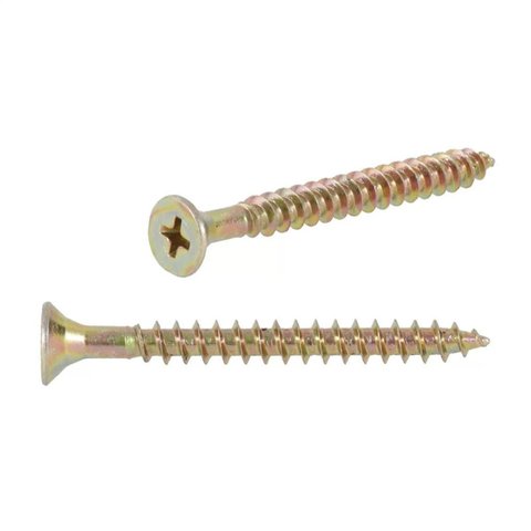 Parafuso Chipboard Cabeça Chata Phillips 5,0 X 45mm Ciser Caixa 300 Un